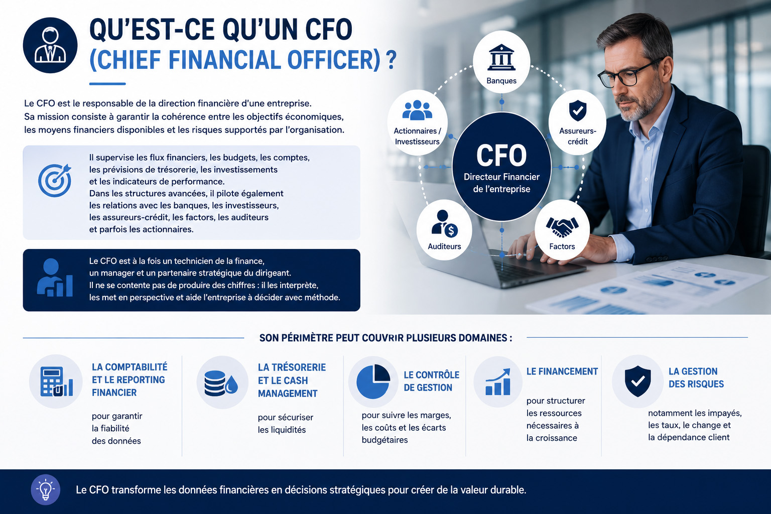 CFO Chief Financial Officer directeur financier