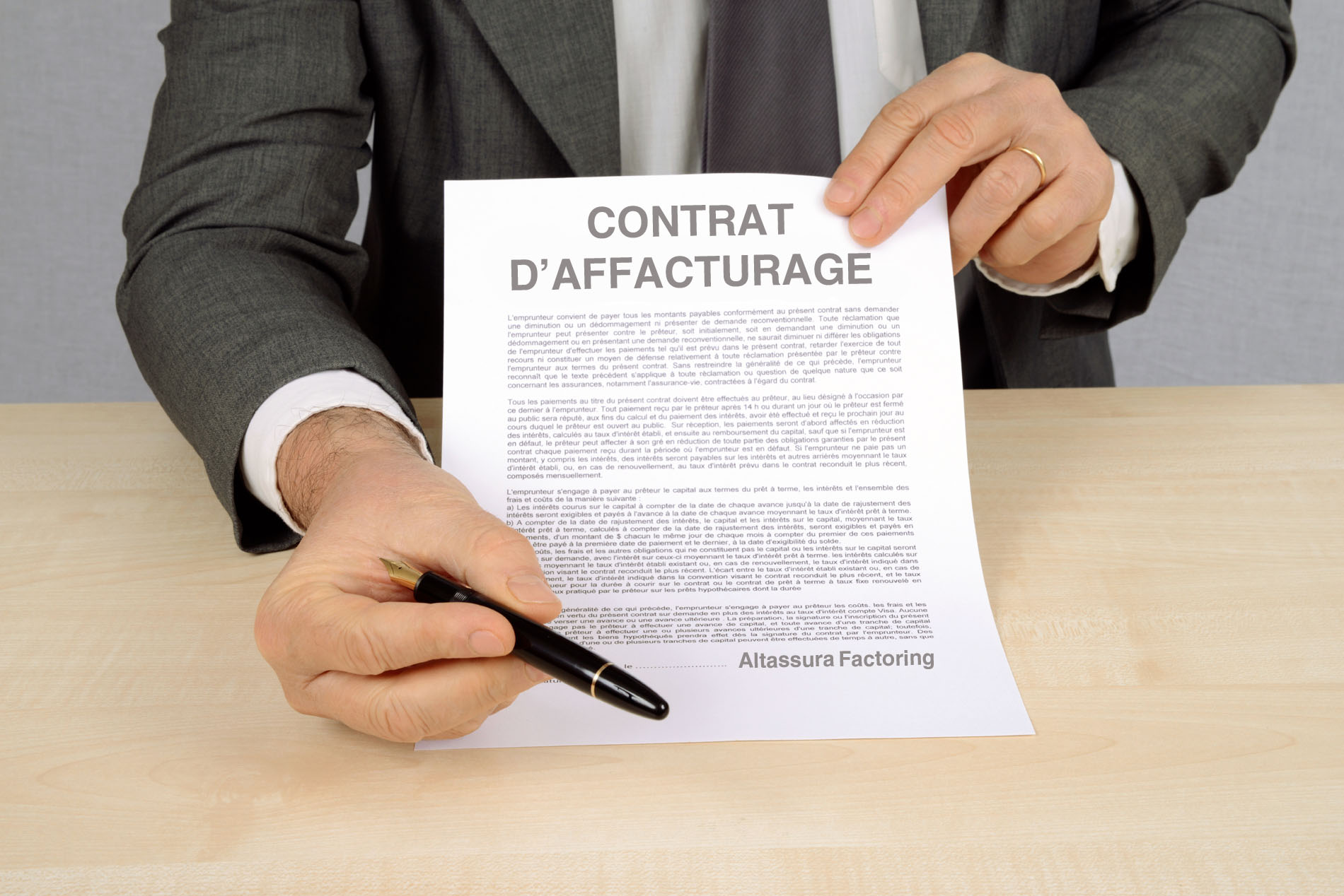 Contrat d'affacturage