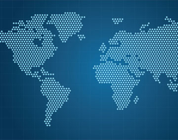 Les zones d'intervention en affacturage