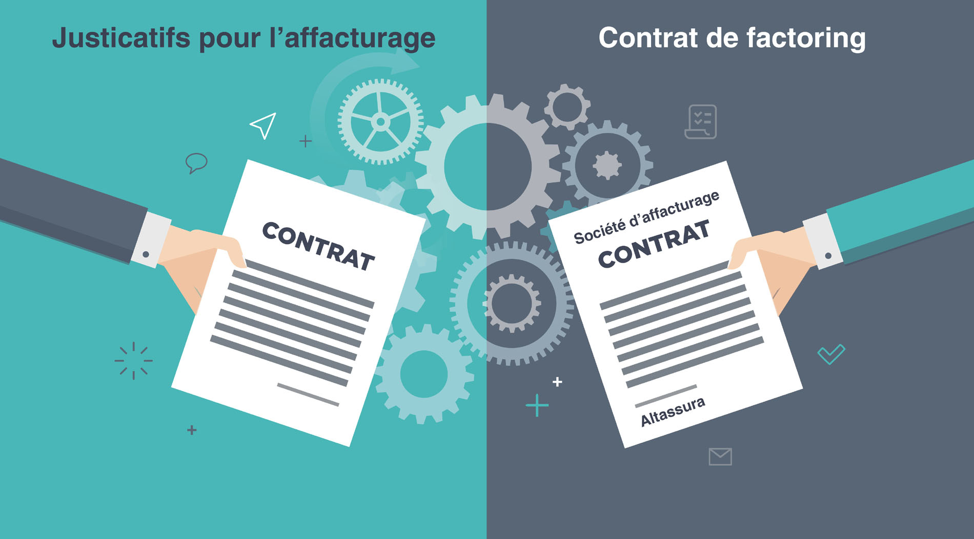 Justificatifs avec l'affacturage, Pièces justificatives à fournir au factor