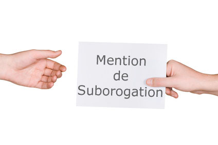 Définition d'une subrogation