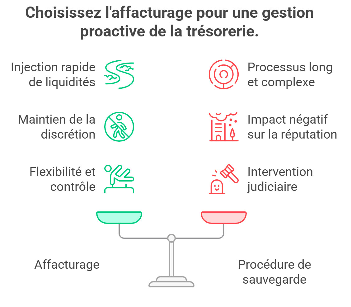 Pourquoi l’affacturage peut éviter le recours à une procédure de sauvegarde ?