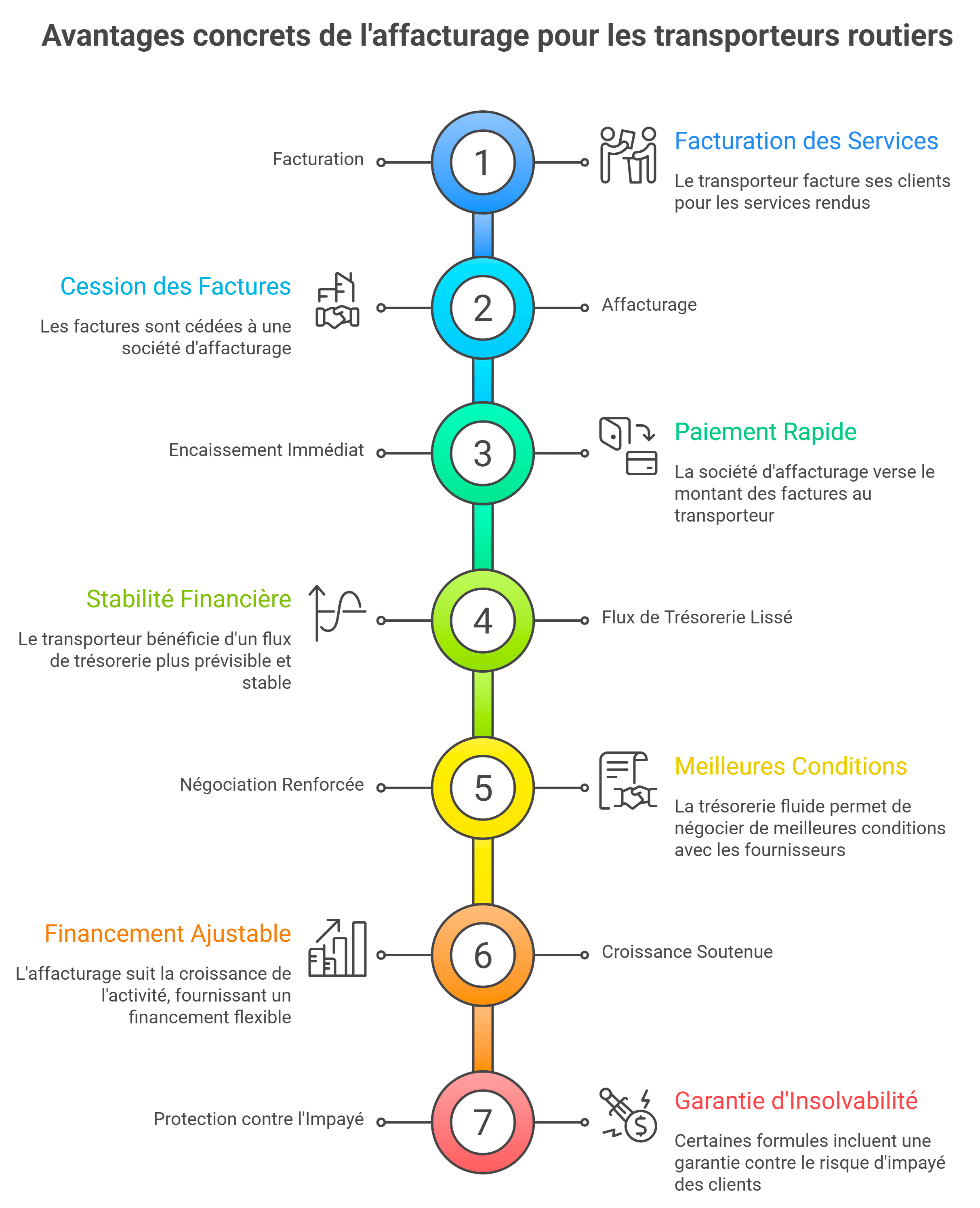 Les avantages concrets pour un transporteur routier