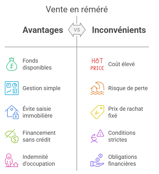 Avantage et inconvénients de la vente à réméré