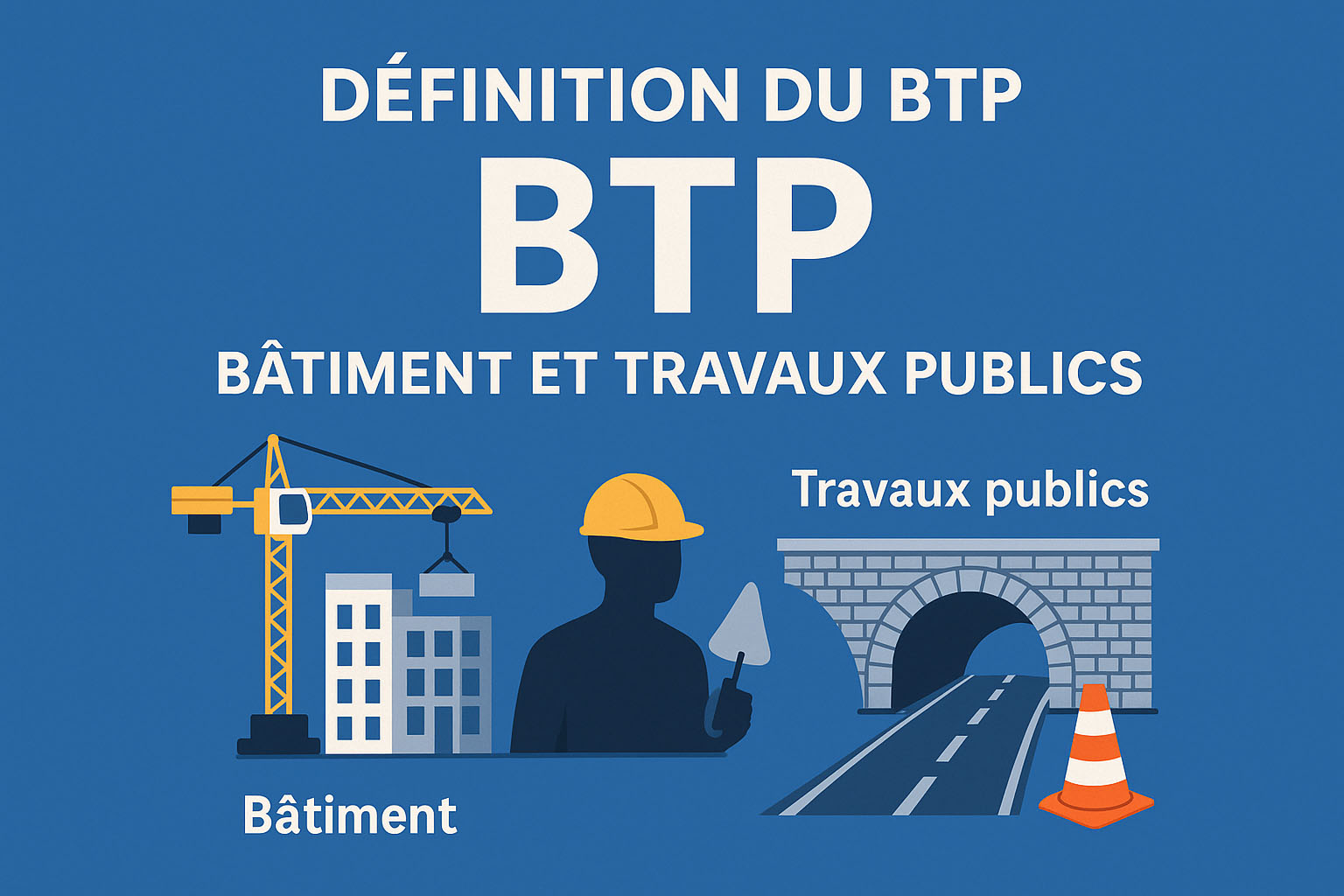 Définition du BTP : Bâtiment et Travaux Publics