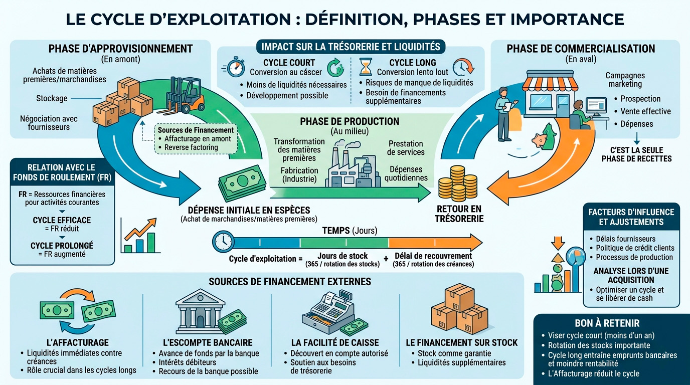 Cycle d'exploitation