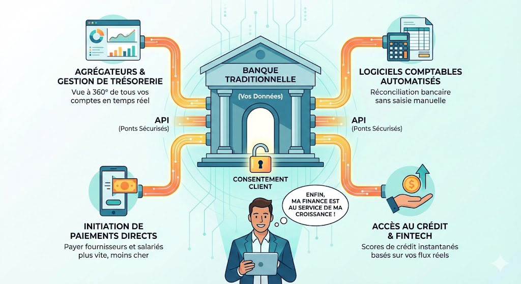 Fonctionnement de l'open banking