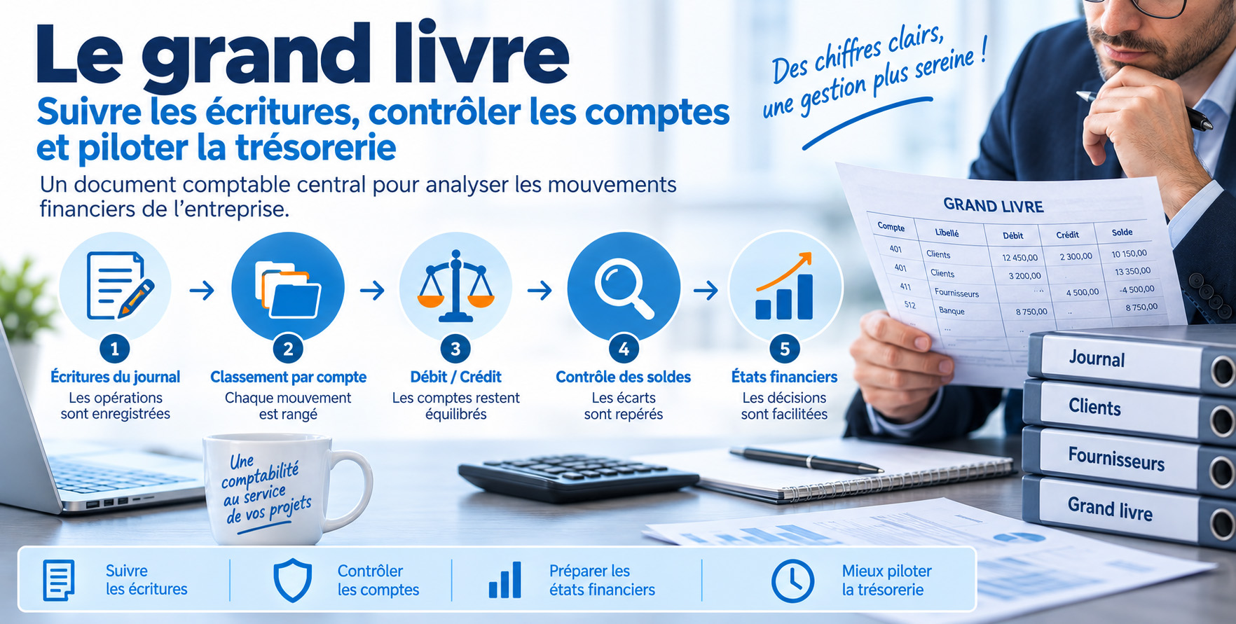 Grand livre comptable