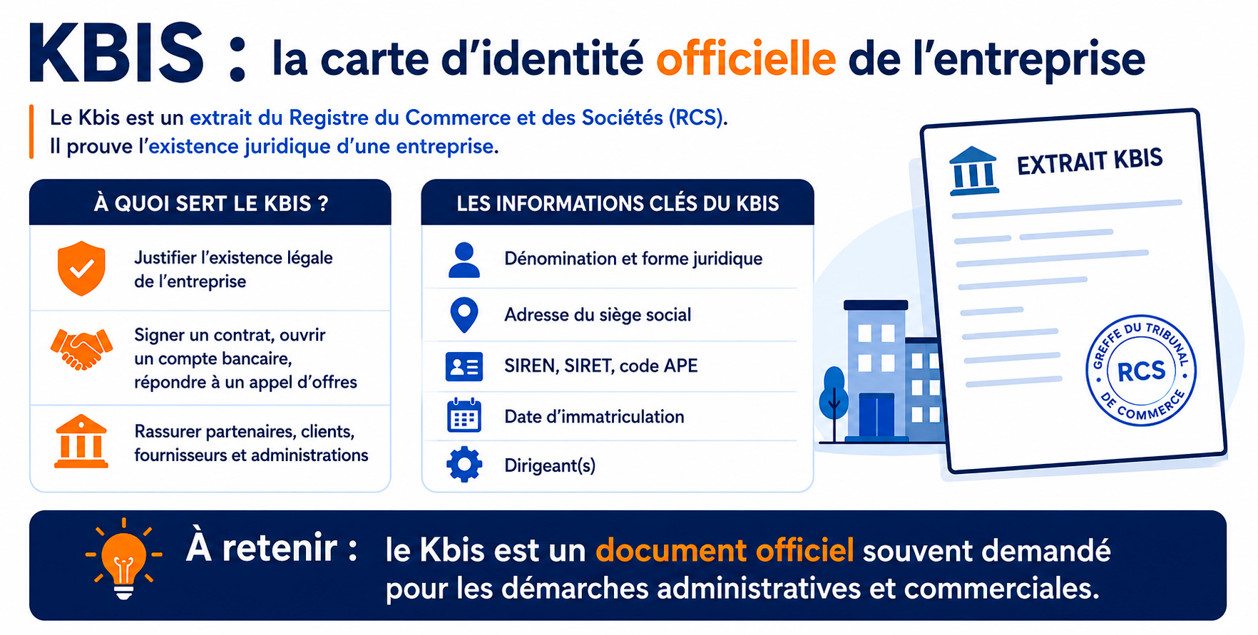 Extrait Kbis définition