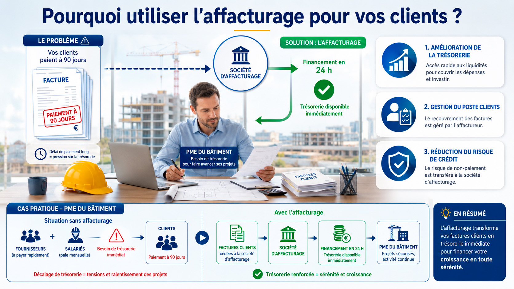 Pourquoi utiliser l'affacturage pour vos clients ?