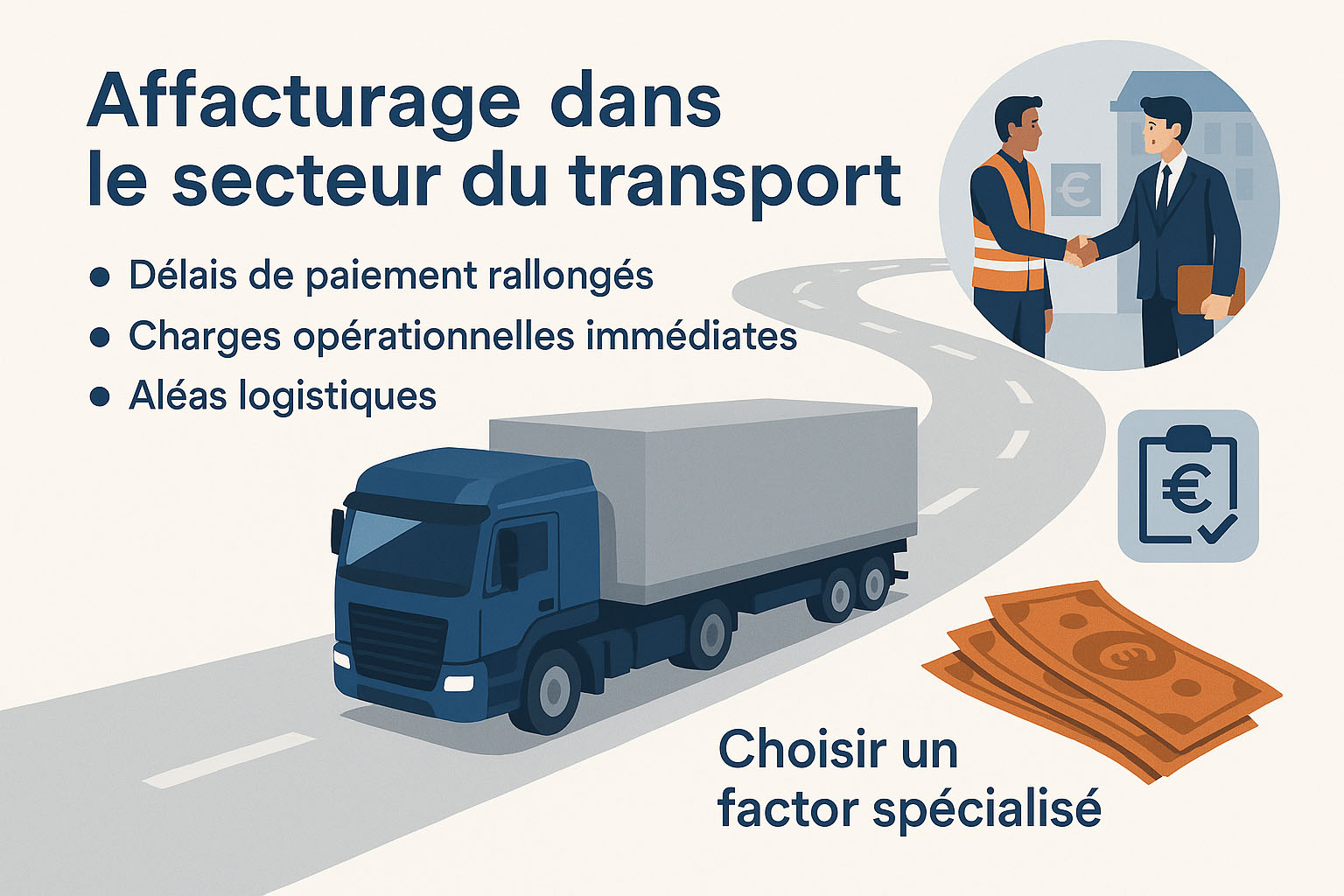 Existe-t-il des factors spécialisés dans le transport ?