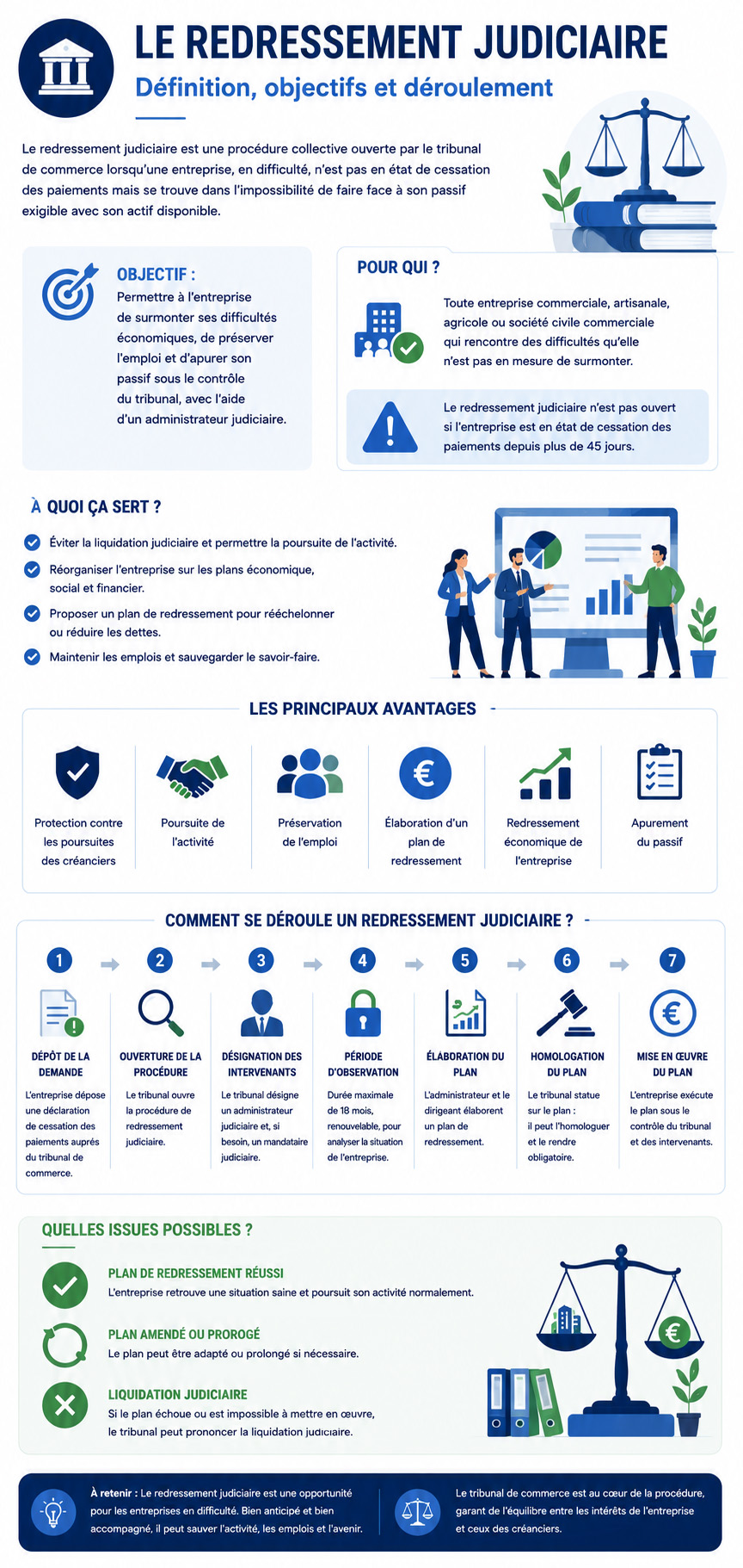 Fonctionnement du redressement-judiciaire