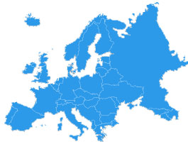 Pays d'intervenion pour l'affacturage en europe